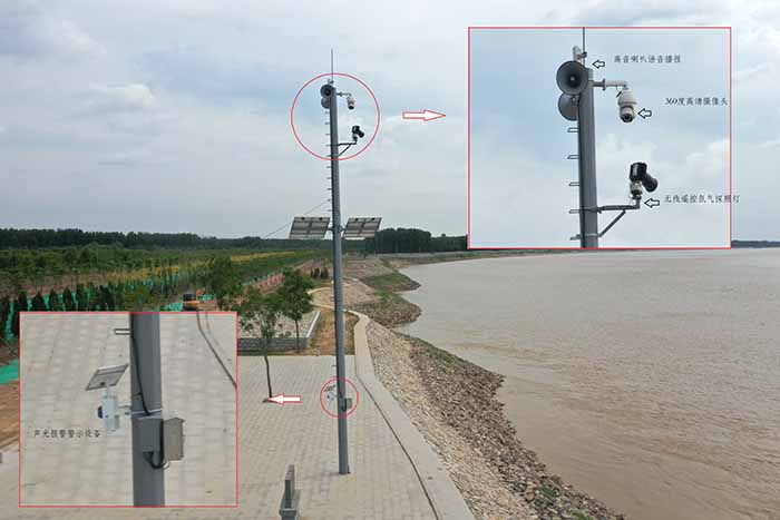 图片一:监控系统、高音喇叭、探照灯和声光报警设备四合一 王朋双摄影.jpg